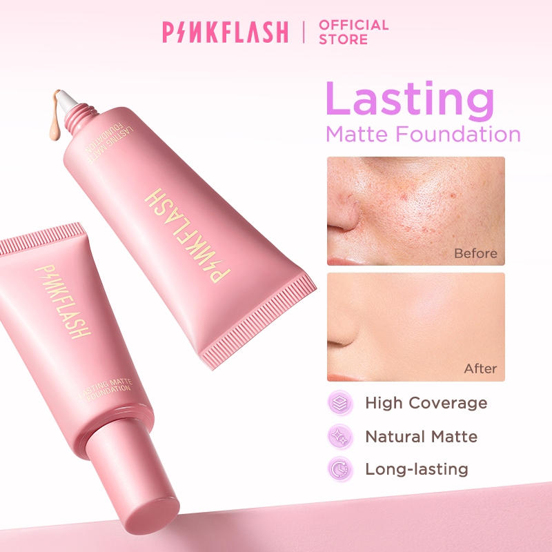 PINKFLASH Weightless Lasting All-day Matte Full Coverage Foundation PF-F03