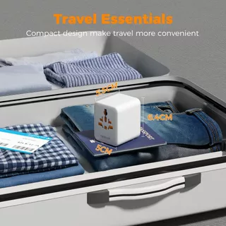 TESSAN Universal Travel Adapter อะแดปเตอร์ปลั๊กสำหรับการเดินทางทั่วโลกพร้อมพอร์ต USB A และ 3 พอร์ต USB C