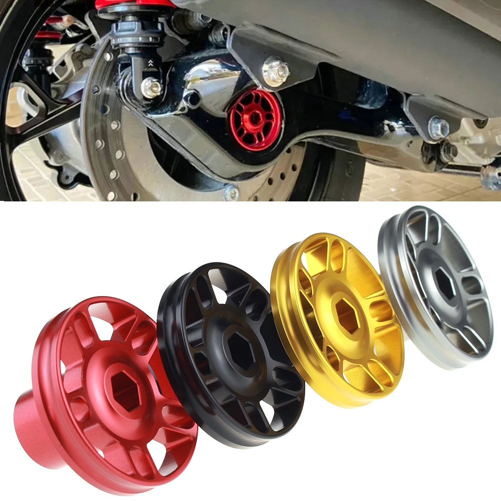 รถจักรยานยนต์สําหรับ ZONTES 368G 368E 368D 368M 368K CNC อลูมิเนียมล้อหลังเพลาสกรู Nut ฝาครอบปลั๊กอุปกรณ์เสริม