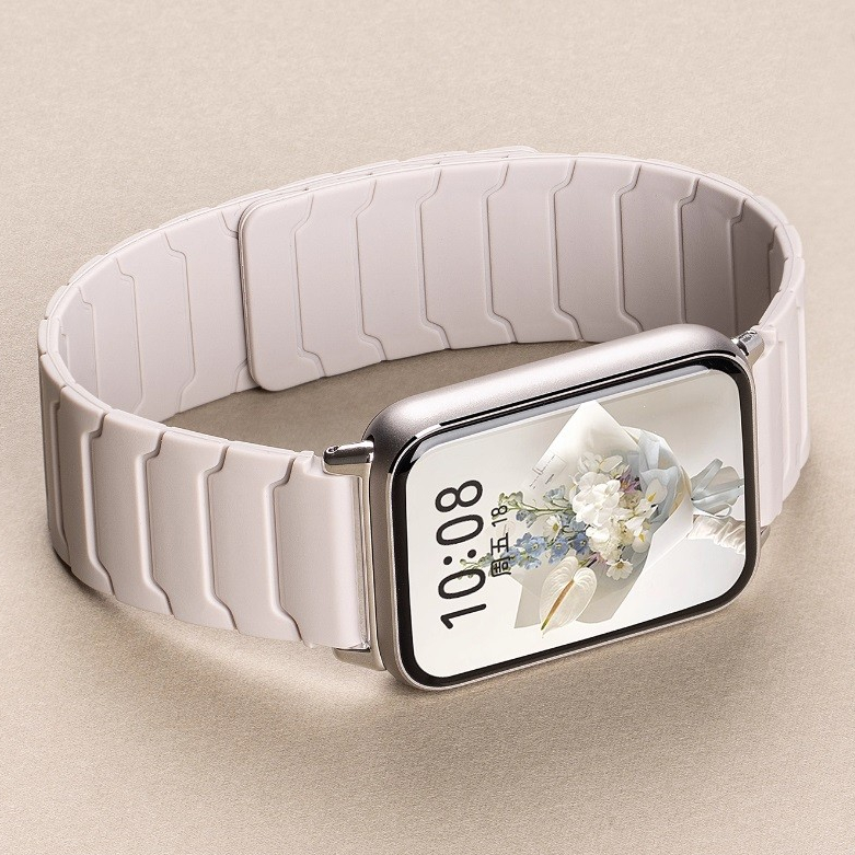 สายนาฬิกาซิลิโคนแม่เหล็กสําหรับ For Samsung Galaxy Fit 3 สาย Replacement สาย Galaxy Fit 3 Strap Watc