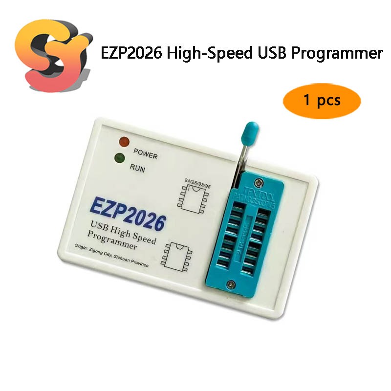 [จัดหาสต็อกพร้อม] 1 ชิ้น EZP2026 โปรแกรมเมอร์ USB ความเร็วสูง 24/25/93/95EEPROM SPI แฟลชชิป BIOS Burning