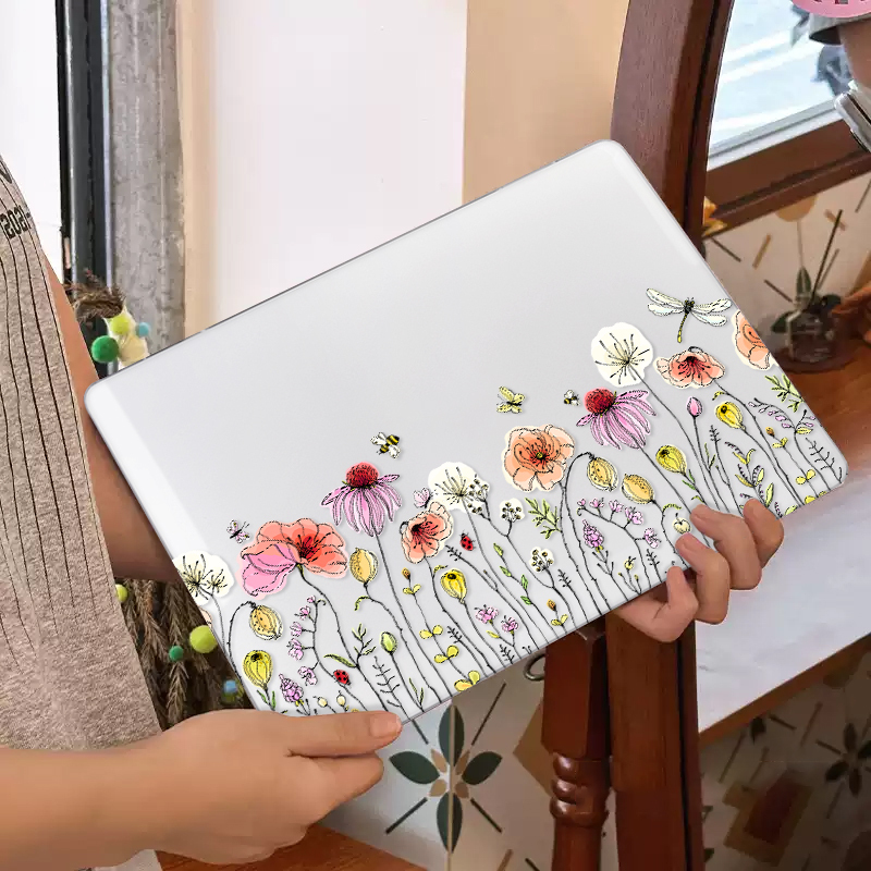 ดอกไม้พิมพ์สําหรับ 2025 Macbook Pro14 M5 A3434 Pro14 M4 M3 M2 M1 A3112 A2779 A2918 A2442 Air13 M4 A3240 M3 A3113 M2 A1466 Pro A1 Air13 M2 ราคา ถูกที่สุด ดีลบีเคเค แกลเลอรีภาพที่ 3