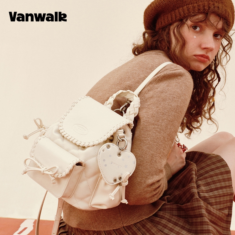 Vanwalk Pinecone Tribe Collection Fashion Design Casual Mini Backpack v2986