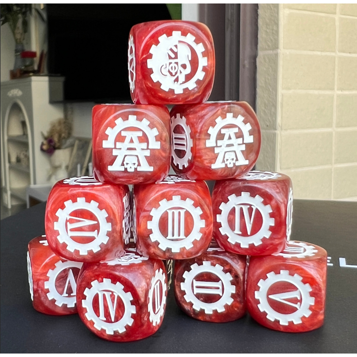 พร้อมสต็อก Dice Warhammer 40K Dice Mechanical Godfather Warhammer Mechanical Education Dice Warhamme