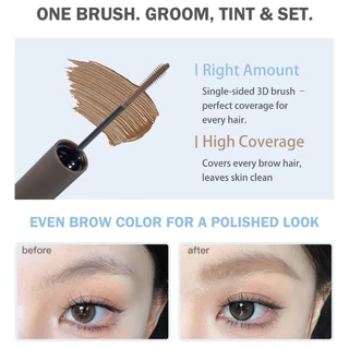 FLORTTE Glass Sea Eyebrow Mascara (4.5g) 3D Brows Natural Long Lasting Eyebrow Tint