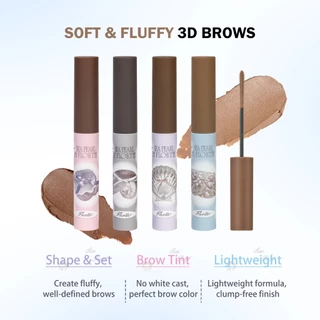 FLORTTE Glass Sea Eyebrow Mascara (4.5g) 3D Brows Natural Long Lasting Eyebrow Tint