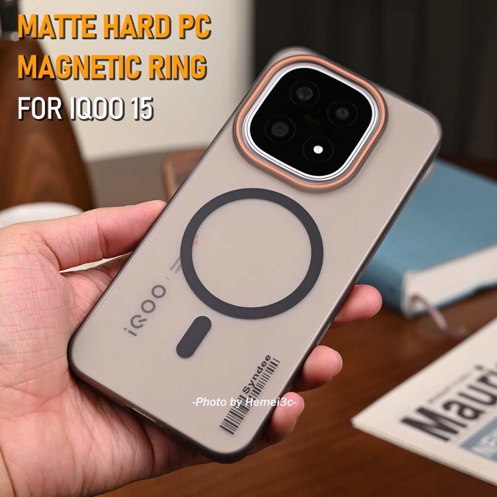 สําหรับ Vivo IQOO 15 15R 13 12 ปลอกไม่มีสีเหลืองโปร่งใส Slim Hard เคสโทรศัพท์ฝาครอบ