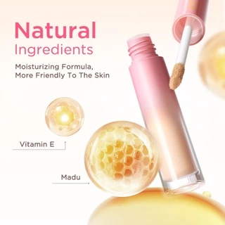 PINKFLASH HD Flawless Burden-free Long-lasting Liquid คอนซีลเลอร์แปรงฟองน้ําเครื่องมือ Breathable Moisturize Long-Wear Non-cakey Creasless 5 เฉดสี PF-F04