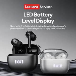 Lenovo LE232 ANC หูฟังบลูทูธและหูฟังไร้สายพร้อมบลูทูธ 6.0 และตัดเสียงรบกวนแบบแอคทีฟพร้อมจอแสดงผล LED