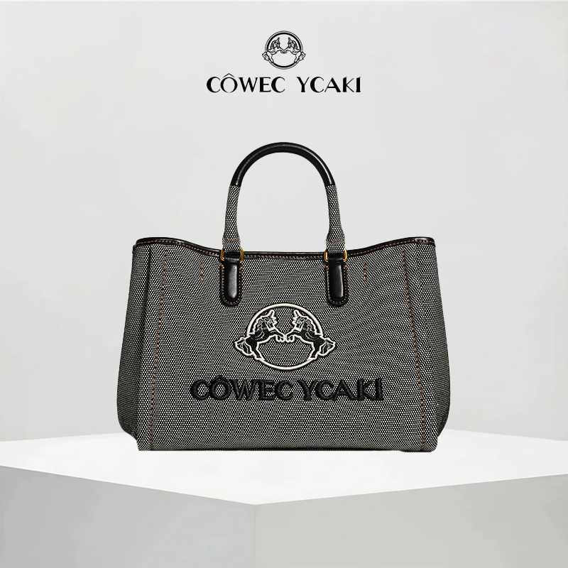 COWEC YCAKI กระเป๋าสะพายไหล่ผู้หญิง tote bag ความจุขนาดใหญ่ เหมาะสำหรับใช้งานทั่วไป crossbody bag