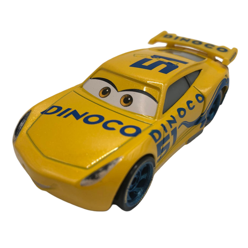 รถยนต์ Tobyeat Disney Pixar Mattle Dinoco Hauler No.51 Curz Ramirez 1:55 Scale Diecast Vehicle