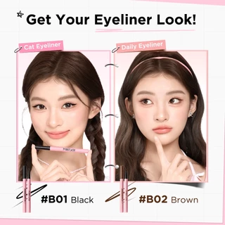 Focallure PINKFLASH OhMyLine อายไลเนอร์สีดํากันน้ําติดทนนาน