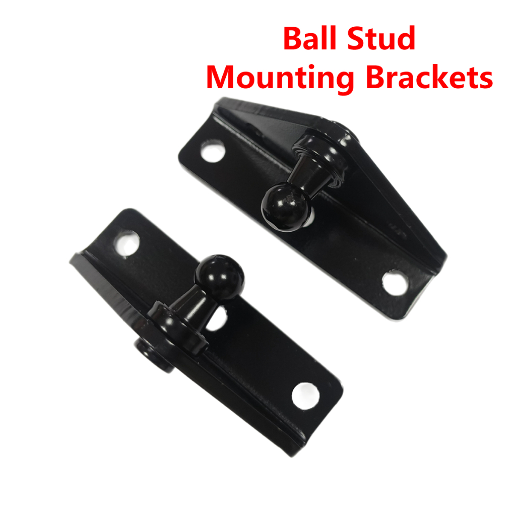 1 คู่สําหรับแก๊สฤดูใบไม้ผลิ Struts Lift สนับสนุน Shock Universal Car Ball Stud แก๊ส Shock Struts วงเล็บยึด