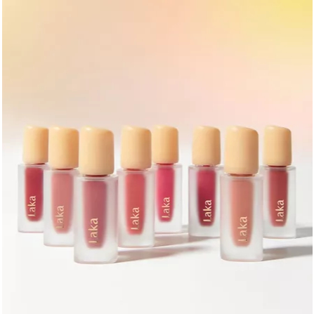 LAKA Fruity Glam Tint 4.5g | All-Day Stay Juicy Lip Tint & Stain | Watery Glossy, Transfer-Proof, สู