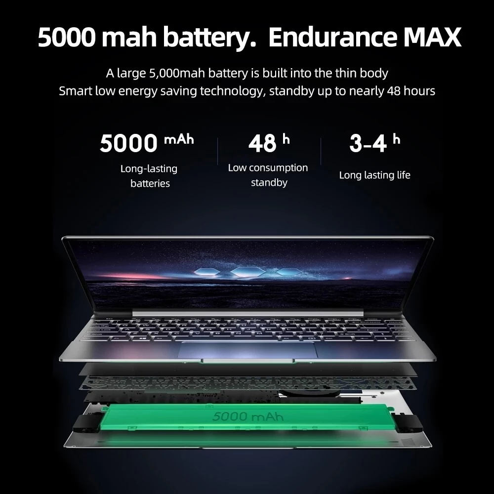 2026 รับประกัน 3 ปี / Intel Core i7 8500Y แล็ปท็อป RAM 16GB / 1TB / Windows 11 Pro / 15.6 นิ้ว / แล็ปท็อปสำหรับเล่นเกม / คีย์บอร์ดไทย / แล็ปท็อป / 1920x1080 thumbnail 5