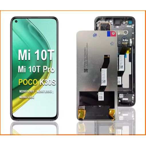 6.67 IPS LCD สําหรับ Xiaomi Mi 10T 5G 10T Pro 5G LCD M2007J3SG สําหรับ Redmi K30s LCD M2007J3SC เปลี