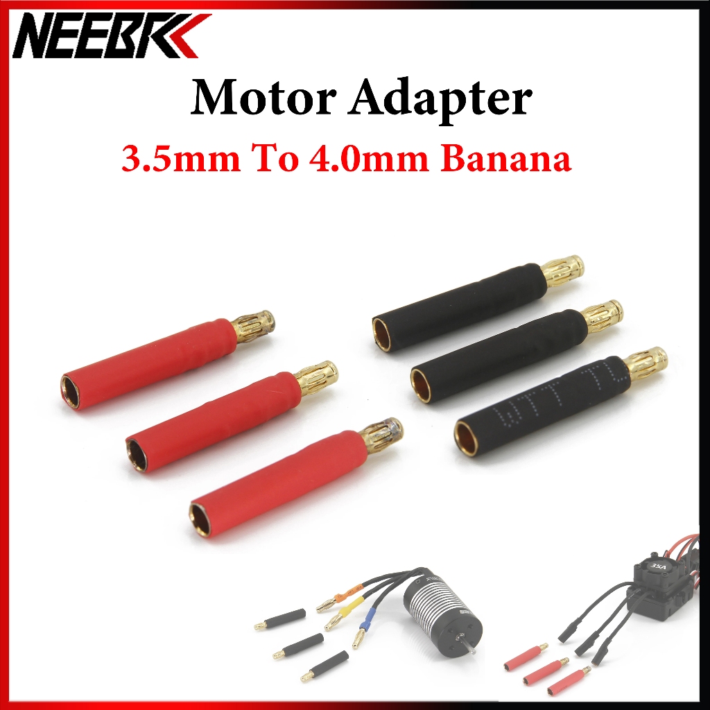 3.5 มม.Bullet Connector 4 มม.Bullet Connector ปลั๊กกล้วย Solderless ด้านข้าง Stackable อะแดปเตอร์สําหรับรถยนต์ RC มอเตอร์ไร้แปรง ESC