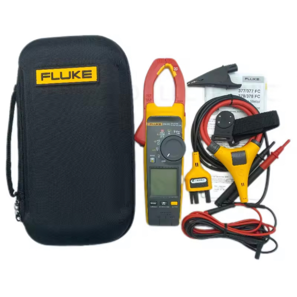 Fluke 378 FC แรงดันไฟฟ้าแบบไม่สัมผัส True-rms แคลมป์มิเตอร์ AC/DC พร้อม iFlex Fluke 378FC