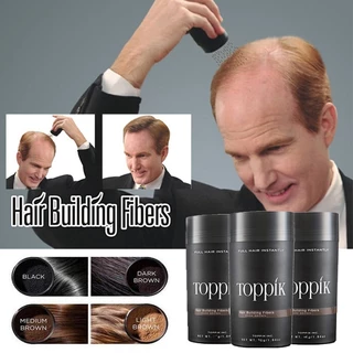 🚀ส่งจากไทย🚀 ชุด 3 Toppik Hair Building Fiber 27.5g Hair Loss Building Fibers สีดํา/BROWN SET