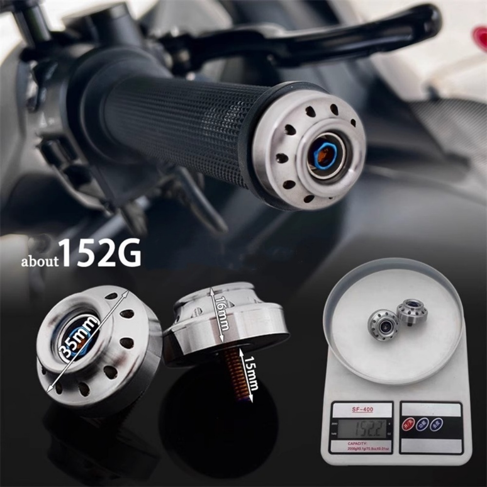 สําหรับ Honda PCX160 PCX 160 ปลายจับรถจักรยานยนต์ PCX สแตนเลสถ่วงน้ําหนัก BALANCE terminal Handle plug