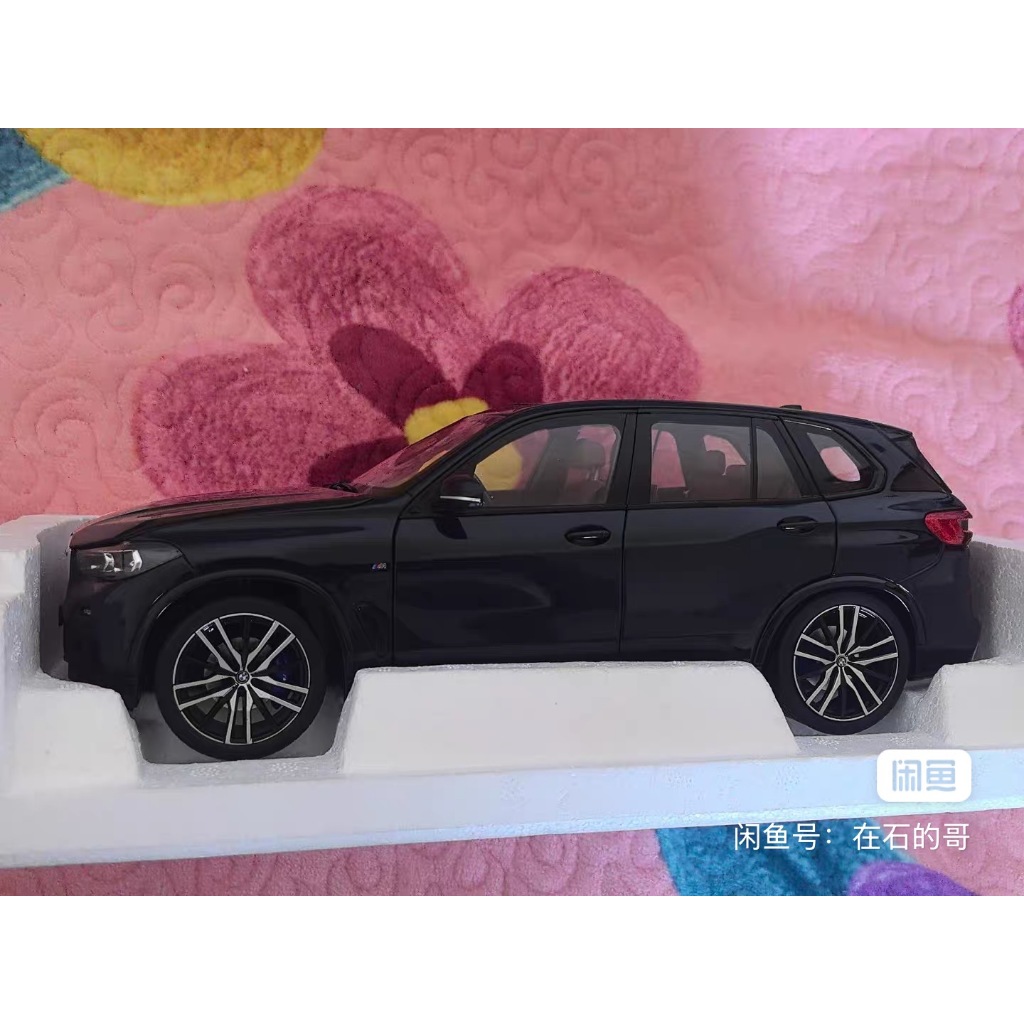 Norwell BMW X5 Blue 1: 18 โมเดลรถ ปีกหางมีสีลอก