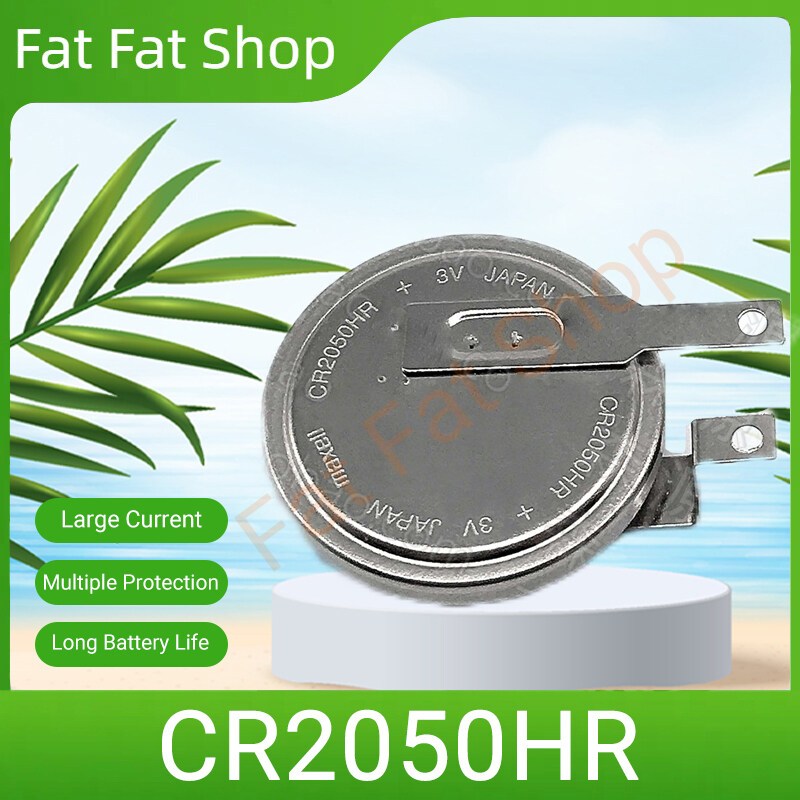 MAXELL CR2050HR CR2050 แบตเตอรี่ 3V ทนอุณหภูมิสูงแบตเตอรี่หัวเข็มขัด, เหมาะสําหรับรถยางความดันการตรว