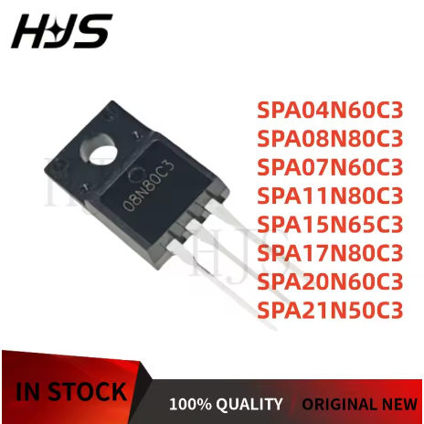 1-5PCS SPA20N60C3 SPA17N80C3 SPA21N50C3 SPA11N80C3 SPA08N80C3 SPA15N65C3 SPA04N60C3 SPA07N60C3 SPA07