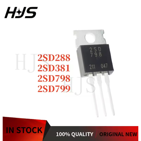 2PCS ใหม่ 2SD798 2SD799 2SD381 2SD288 D798 D799 D381 D288 TO-220 Darlington ทรานซิสเตอร์พลังงาน