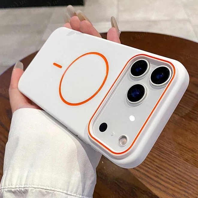 เคสโทรศัพท์แบบบางพิเศษหรูหราทรงแมตต์ ทำจากซิลิโคน TPU นุ่ม รองรับการชาร์จไร้สายแบบแม่เหล็ก ใช้ได้กับ iPhone 17 16 11 12 13 14 15 Pro Max Air Plus ป้องกันแรงกระแทก พร้อมบัมเปอร์นุ่ม ฝาหลัง เคสป้องกัน ดีไซน์สวยงาม – โปรปัง