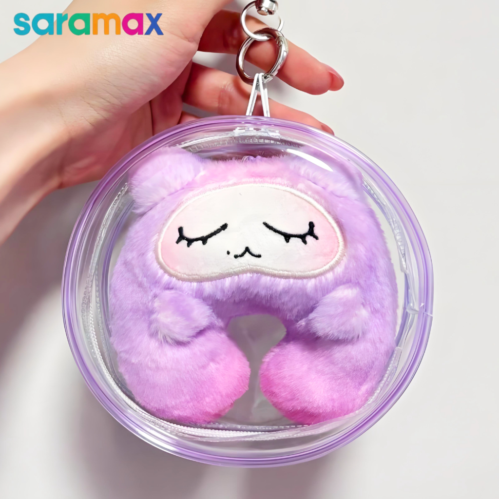 Saramax กระเป๋าป้องกันสําหรับ Baekhyun Kkuru Jam เคสสีม่วงแขวนด้านนอกของเล่น Home Storage Functional