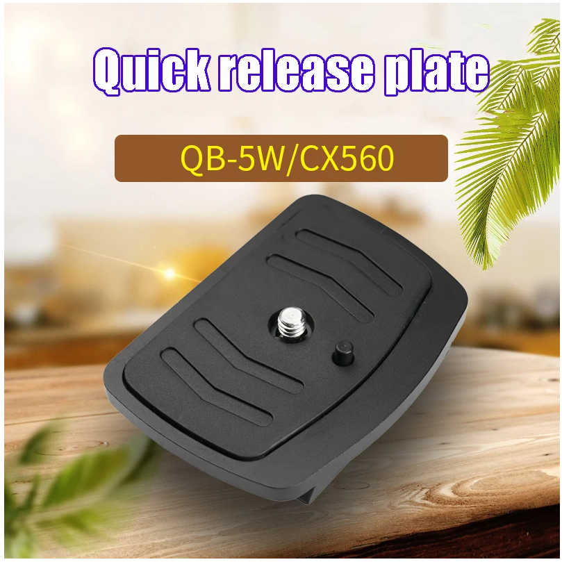 โลหะ Quick release แผ่นสําหรับ Velbon qb-5w V7000 V9000 CX999B Nikon CX560 ขาตั้งกล้องหรือ S-5000 50