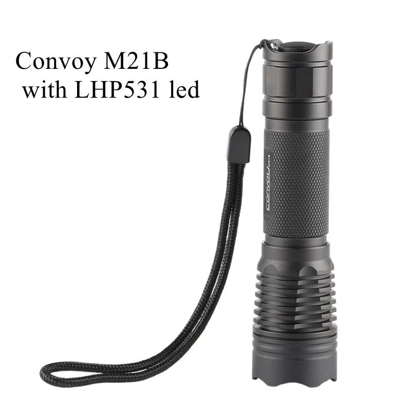 ไฟฉาย Convoy M21B แสงสีขาว สำหรับการแค้มปิงและเดินป่า