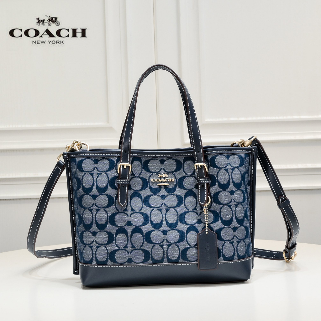 กระเป๋าโท้ตสำหรับผู้หญิง มีช่องสองชั้น พร้อมใบเสร็จ C4250