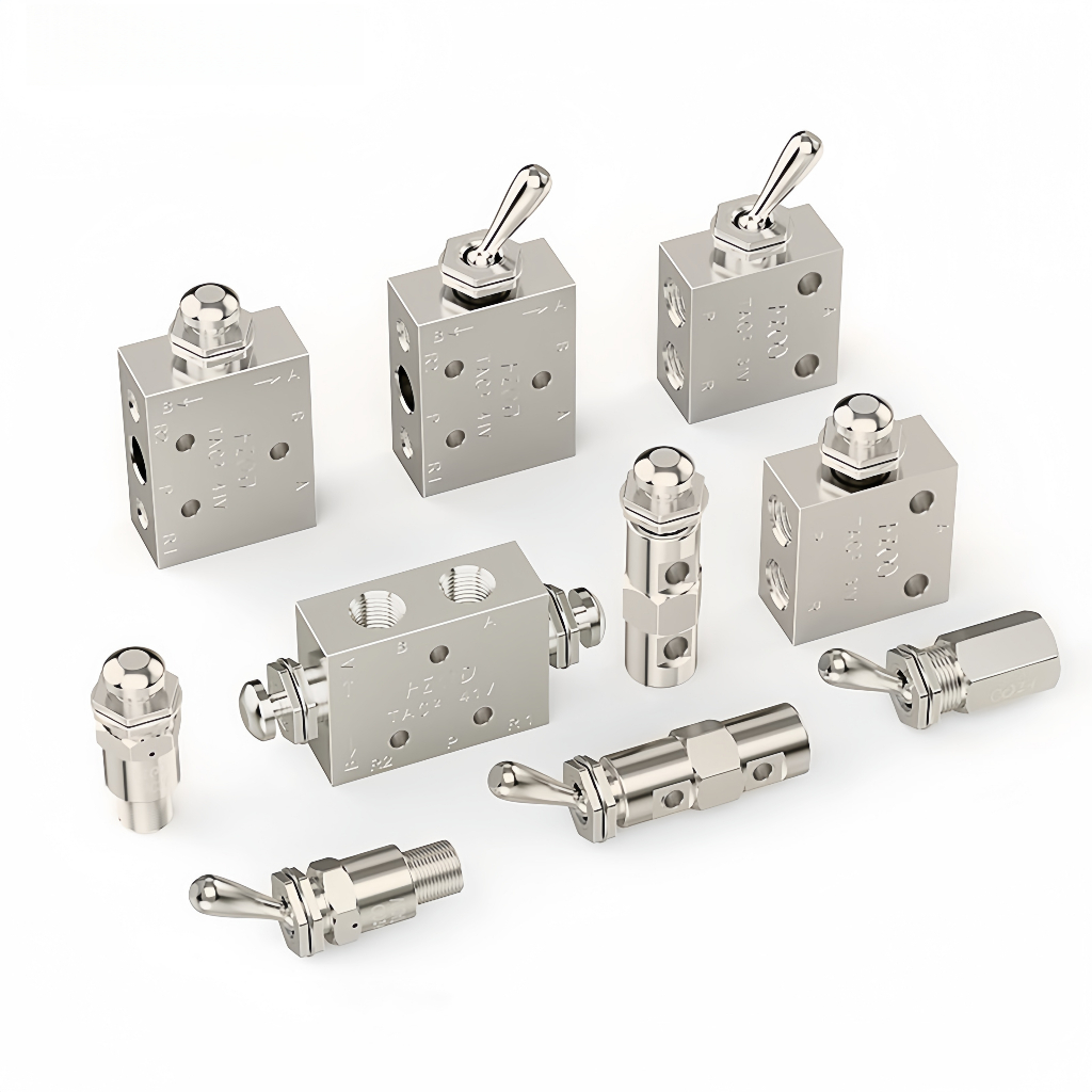 KOGANEI Type วาล์วปุ่มนิวแมติก TAC-2V 2P 3V 3S 4V 4P วาล์วเครื่องกล TAC2-31V 41V 41P 41PP