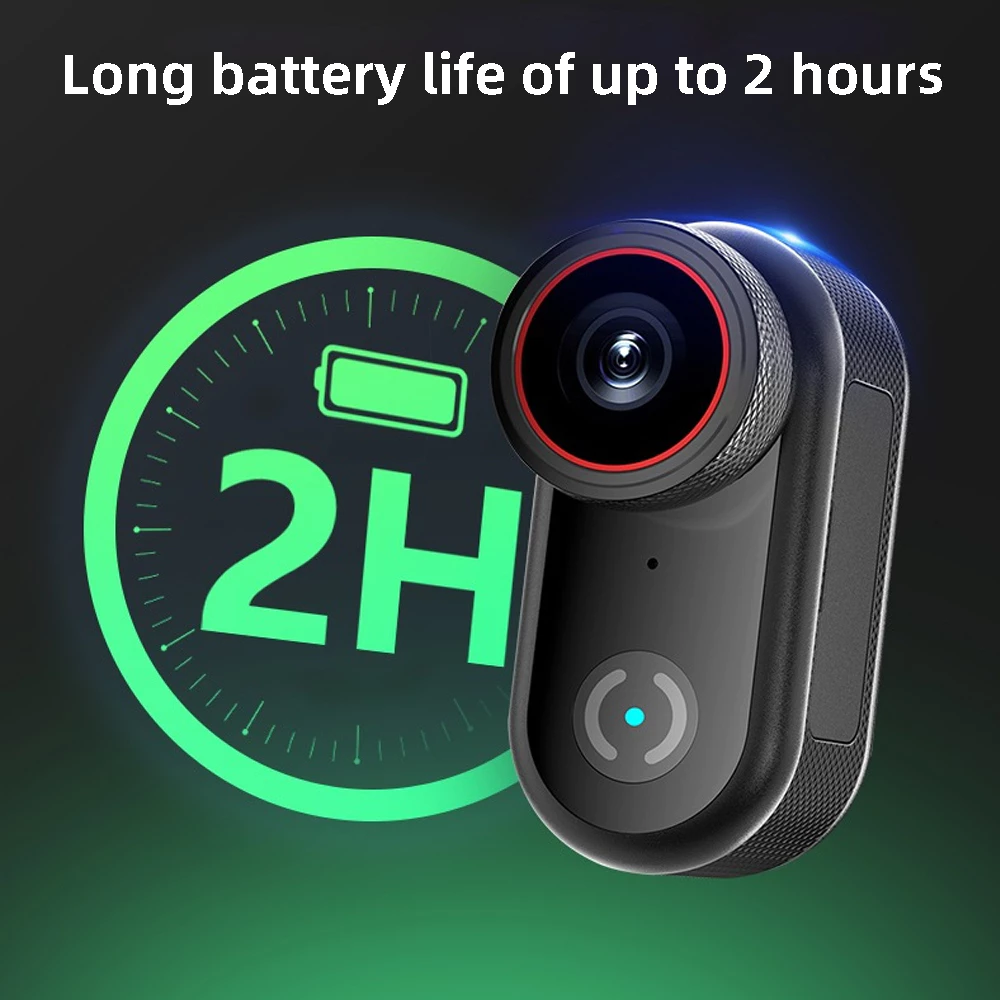กล้องแอคชั่น Action Camera ขนาดเล็ก 4K/30FPS กล้องวิดีโอดิจิทัล 30M กันน้ํา เชื่อมต่อ WiFi กล้องติดหมวกกันน็อค thumbnail 6