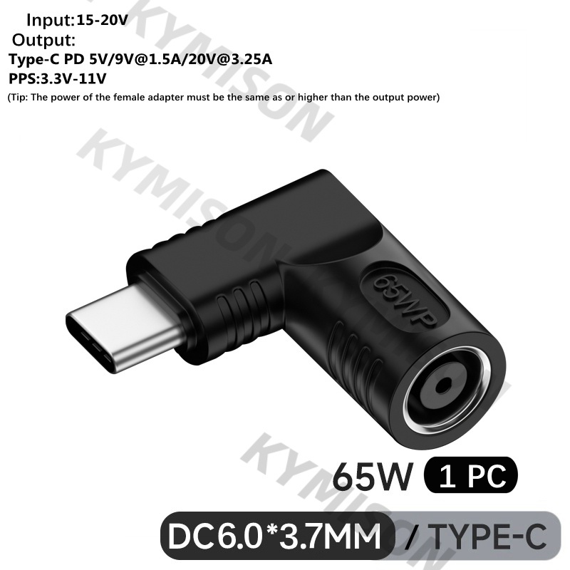 สําหรับ ASUS แล็ปท็อปโน้ตบุ๊คอะแดปเตอร์ 6.0×3.7 / 6.0*0.6 มม.ถึง TypeC PD เอาต์พุต 100W 140W ชาร์จอะแดปเตอร์แปลงปลั๊กสาย 5V 9V 20V