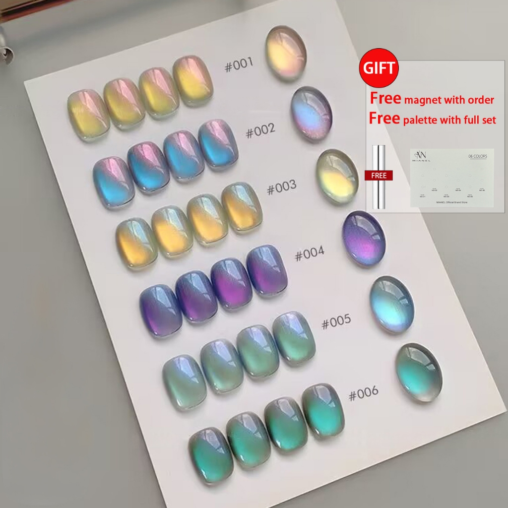 มิเนล ฤดูใบไม้ผลิฤดูหนาวภาคเหนือไฟแมวตาเจลยาทาเล็บ2026แฟลชใหม่ที่มีสีสันลูกปัดแก้วแมวตายาทาเล็บเหมาะสําหรับเล็บร้านทําเล็บใช้พิเศษ10มล