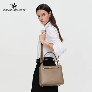 David Jones กระเป๋าถือ กระเป๋าสะพายไหล่ หนัง Pu สําหรับสตรี 2023