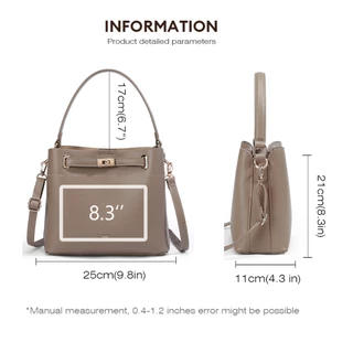 David Jones กระเป๋าถือ กระเป๋าสะพายไหล่ หนัง Pu สําหรับสตรี 2023