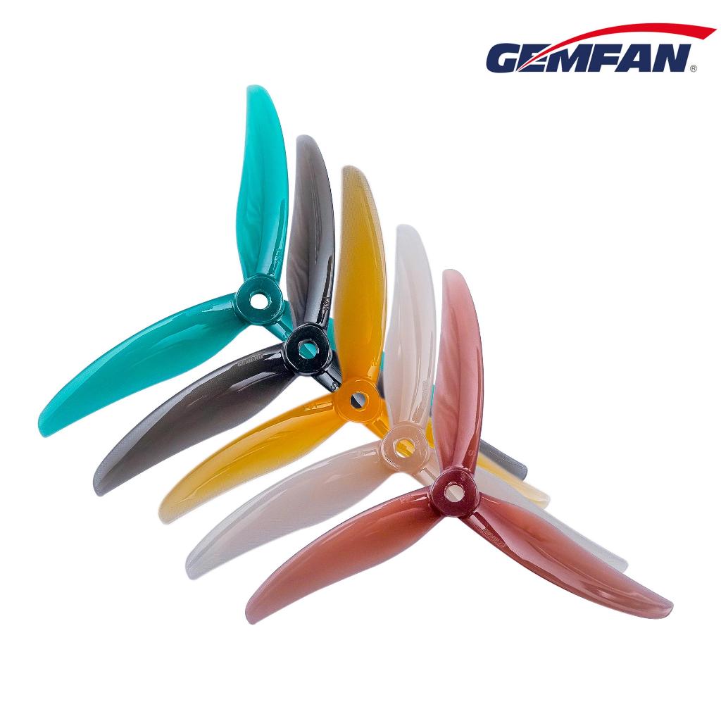 8 ชิ้น/4 คู่ Gemfan 3 ใบมีดใบพัด F3 F4 F3S F4S Freestyle 3 5.1x3x3 Freestyle 4 5.1x3.6x3 PC Props Ge