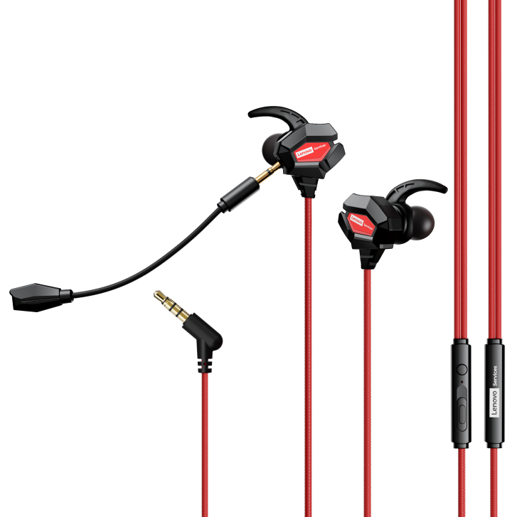 Lenovo Y109 และ Y109Pro หูฟังแบบมีสายเสียงไฮไฟเสียงรอบทิศทางเกม Esports กันน้ําและลดเสียงรบกวนไมโครโ