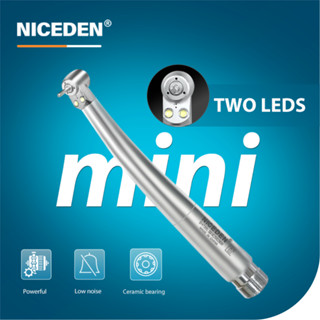 NICEDEN Dual LED Light Mini Head 2 Hole/4 Hole Handpiece ควา…