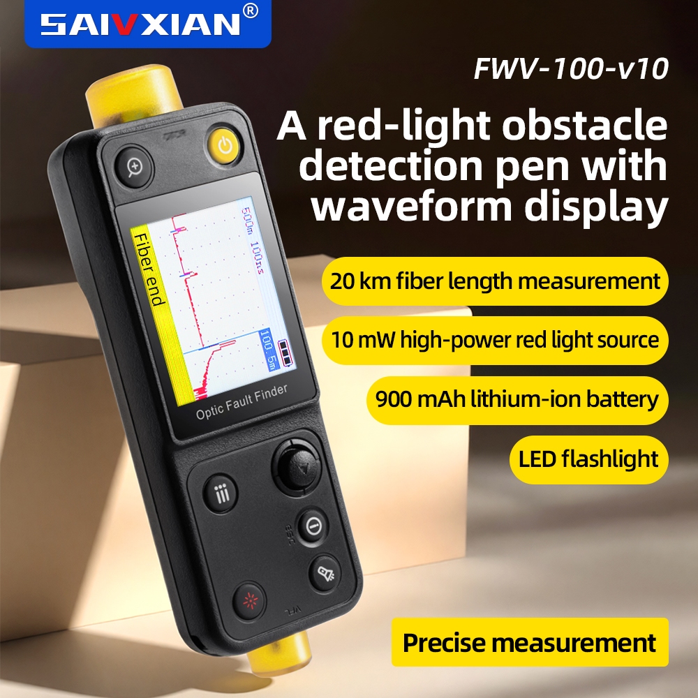 OFW Optic Fault Finder 20KM Handled OTDR รองรับ Active Fiber Test Fiber Ranger FTTB FTTH Breakpoint 