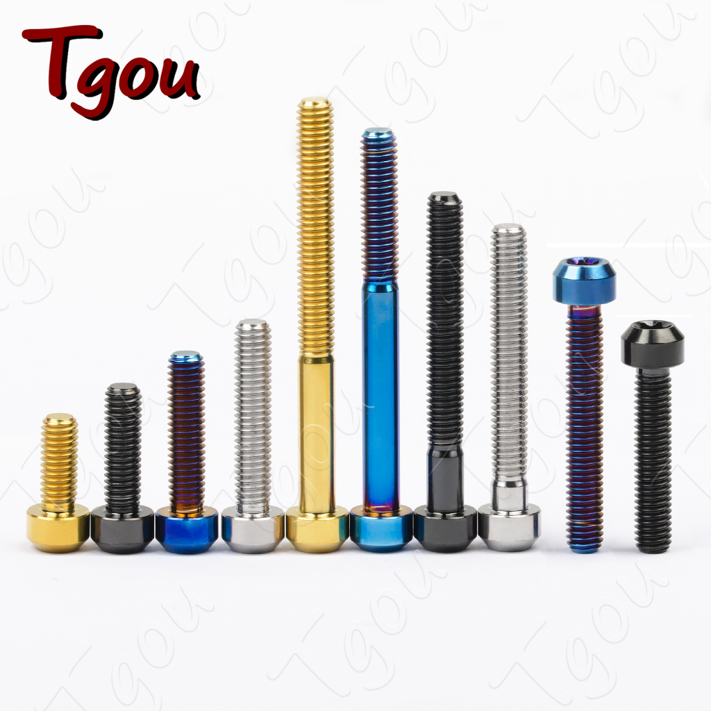 Tgou สลักเกลียวถ้วยคอไทเทเนียม M6x10 15 20 25 30 35 40 45 50 60 65 70 80 มม. - รูปที่ 4