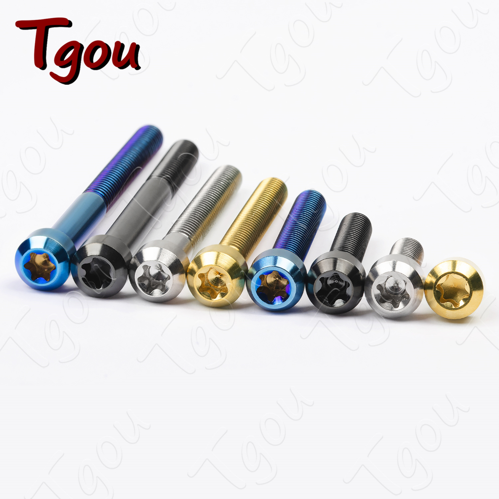 Tgou สลักเกลียวถ้วยคอไทเทเนียม M6x10 15 20 25 30 35 40 45 50 60 65 70 80 มม. - รูปที่ 2