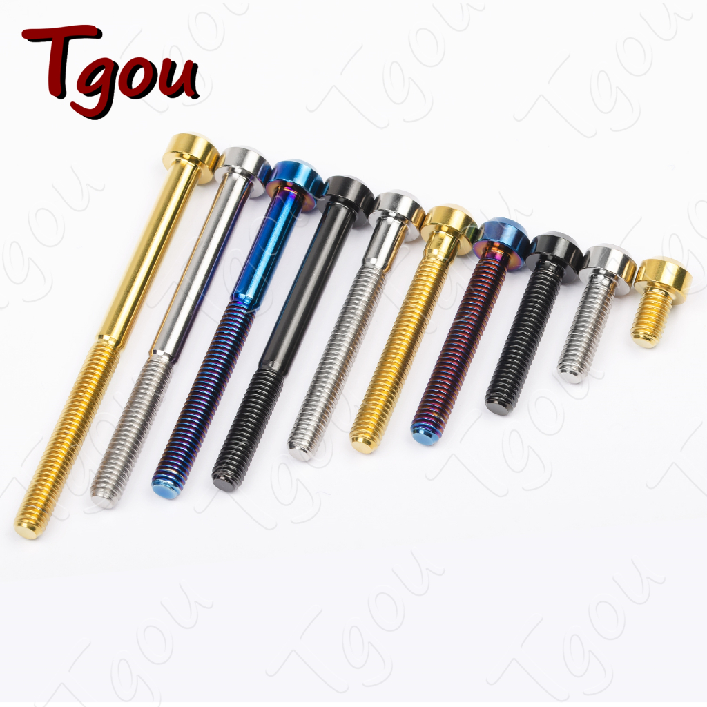 Tgou สลักเกลียวถ้วยคอไทเทเนียม M6x10 15 20 25 30 35 40 45 50 60 65 70 80 มม. - รูปที่ 3