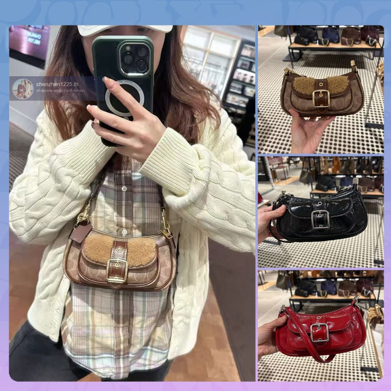 🚀ผลิตภัณฑ์ใหม่,  Ashton กระเป๋าถือทรงบาแกตต์สำหรับผู้หญิง กระเป๋าถือ，กระเป๋าสะพายไหล่ CDB13  CDB19