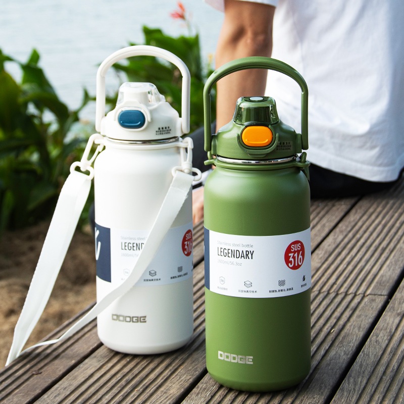 กระติกน้ำ DODGE 1600ml สแตนเลส 316L แท้ – คงอุณหภูมิได้ 12ชม.(ร้อน)/24ชม.(เย็น) ไม่มี BPA กันรั่ว 10