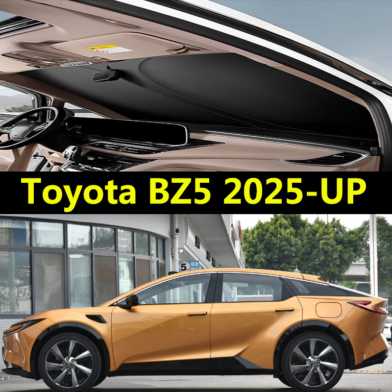 ที่บังแดดกระจกรถยนต์สําหรับ โตโยต้า BZ5 2025-ขึ้น แผ่นแรเงาภายในรถด้านหน้าแรเงา