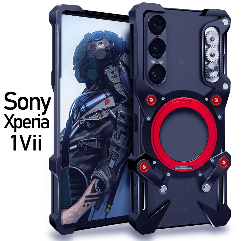 Sony Xperia 1 5 10 VII VI V IV Case xperia1 xperia5 xperia10 ฝาครอบโลหะแฟชั่นปลอก